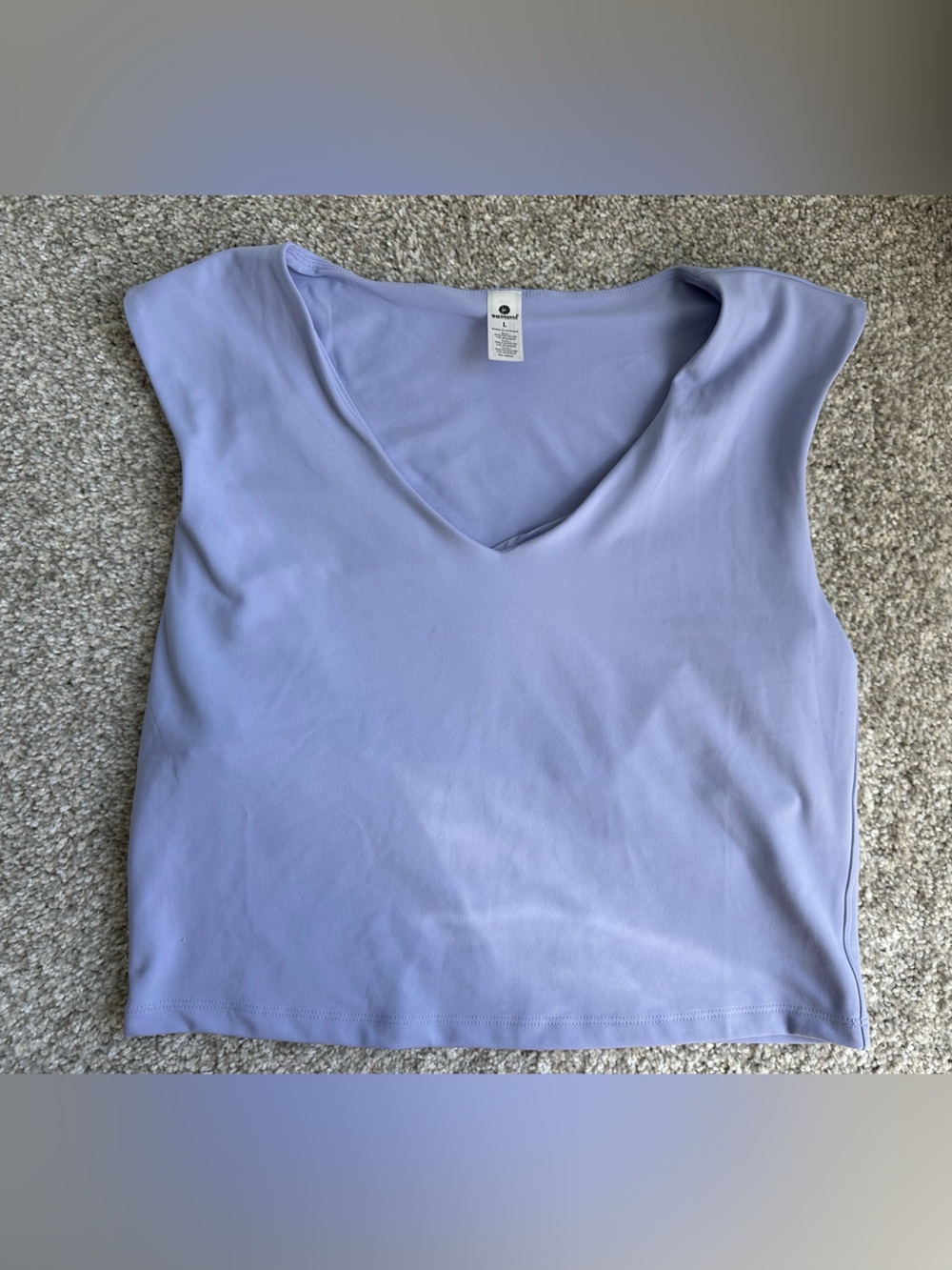 Women’s 90 Degree by Reflex Lavender Crop Top